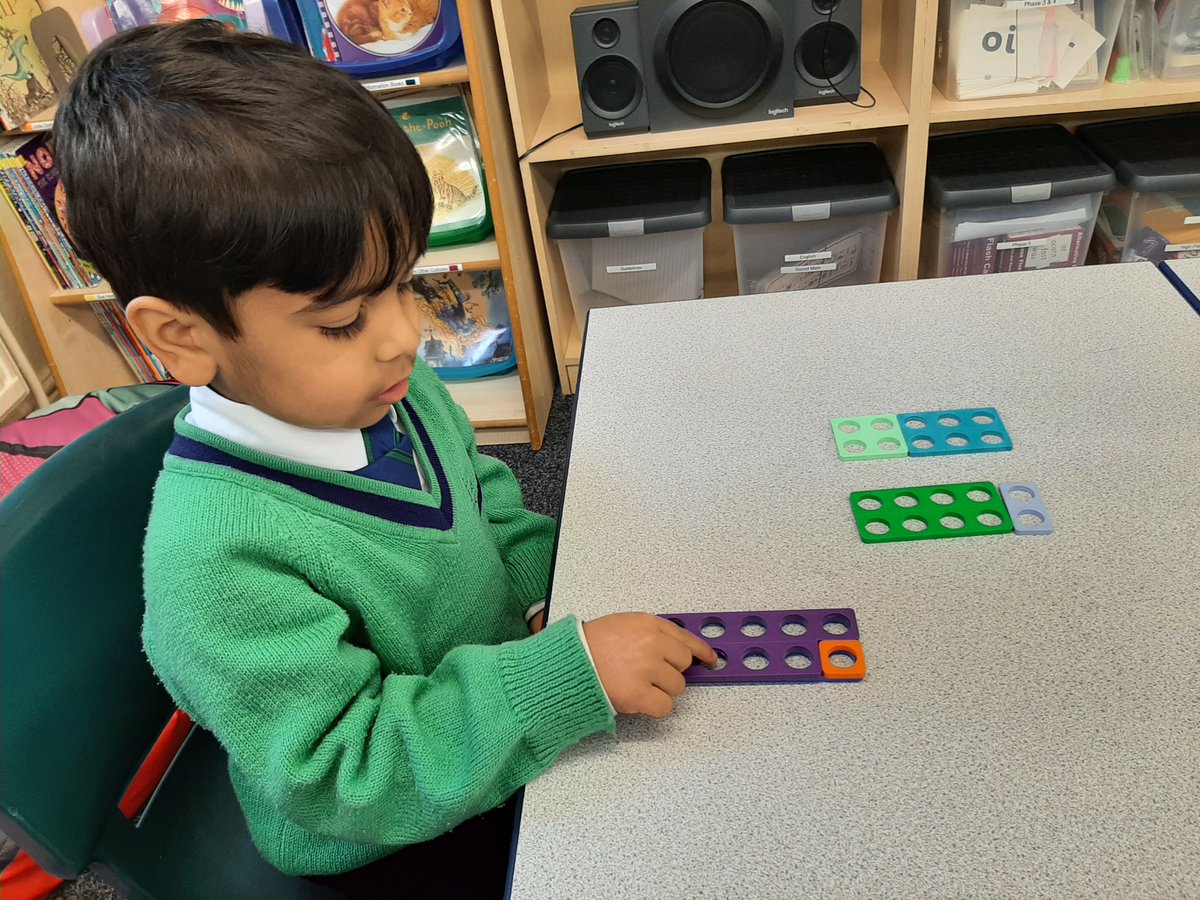 LadyLanePark's tweet photo. Form 2 (Y1) have been using Numicom to represent number bonds to ten @Alpha_Schools @isaschools #numicom #numberbonds #ks1maths https://t.co/WqJQlXp56i