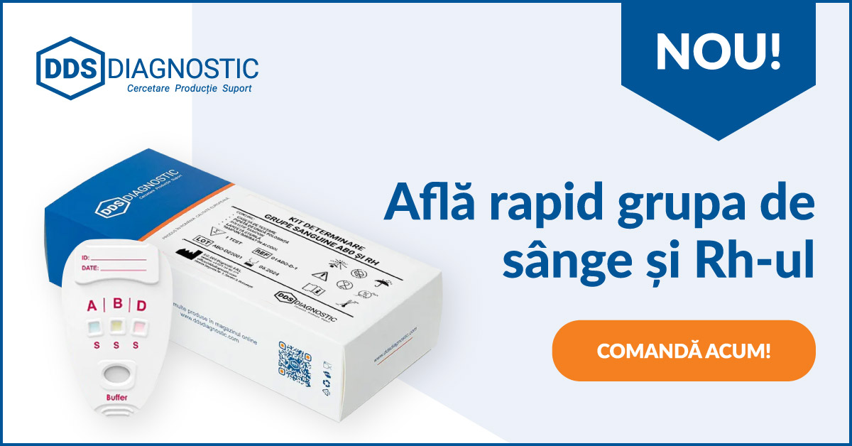 DdsDiagnostic's tweet photo. Dacă încă nu vă știți grupa de sânge, acum e ceva mai ușor de aflat cu testele rapide. Kitul DDS pentru determinarea grupelor sanguine AB0 și a Rh-D, din probe de sânge, implică o metodă de testare în fază solidă pentru determinarea uzuală a acestora.  ➡️ https://t.co/DOhiBANVYv https://t.co/RAYda0vjik