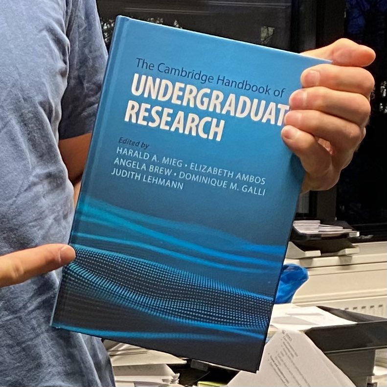 At last! The <a href="/CambridgeUP/">Cambridge University Press</a> Handbook of #UndergraduateResearch is out (in Print &amp; #OpenAccess). Massive thanks to the editors #HaraldMieg, <a href="/ElizabethAmbos/">Elizabeth Ambos</a>, <a href="/theangelabrew/">Angela Brew</a>, #DominiqueGalli &amp; #JudithLehmann who made it happen &amp; everybody who contributed! 😃

cambridge.org/core/books/cam…