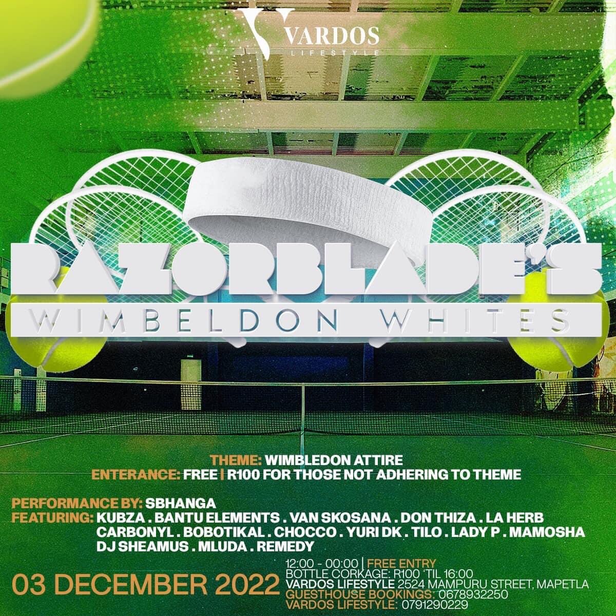 returning to groove for this one <a href="/The_Razorblade/">RAZORBLADE</a> Wimbledon Whites🤝🥳