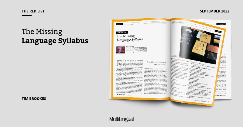 multilingualmag's tweet photo. The art of written language has become secondary to spoken language, and those studying written language are often professionals rather than academics. 

Full article by @TBAlphabets, founder of The Endangered Alphabet project, from our Sept '22 issue.

#language #writtenlanguage