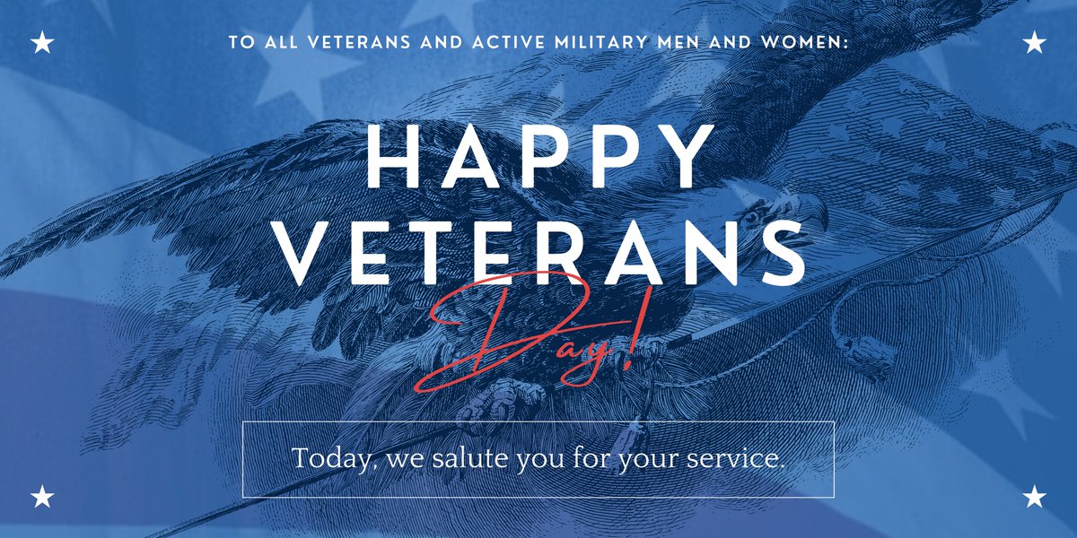 Happy Veterans Day! #VeteransDay
