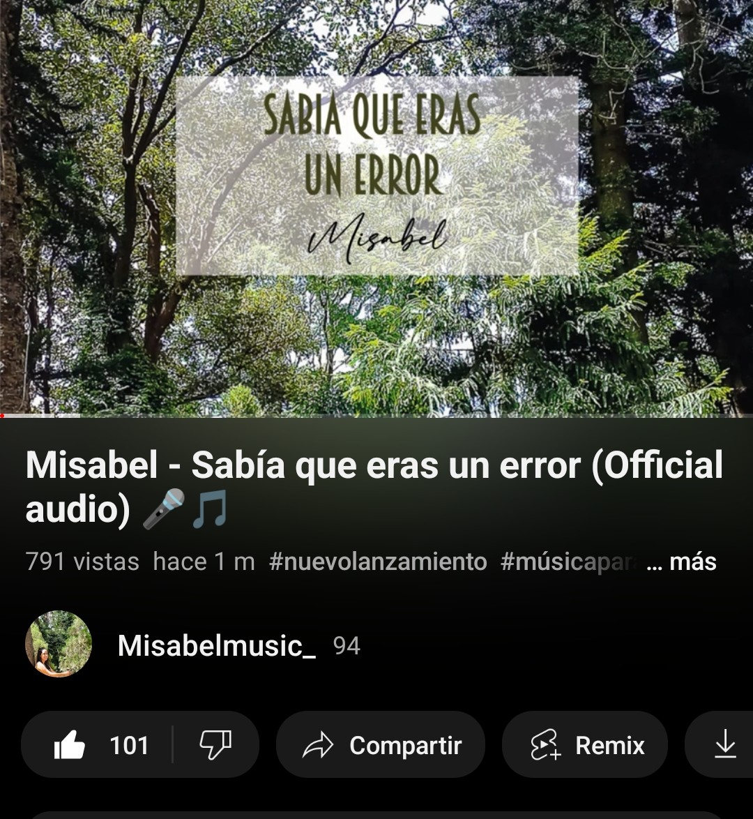 misabelmusic_'s tweet photo. Ya casi llegamos a las 1000 visualizaciones, ¿ me ayudas a cumplir la meta ?
https://t.co/NlePsCHodS
#misabel #sabiaqueerasunerror #musica #nftmusic #nft #artista https://t.co/4NYK3Lckos