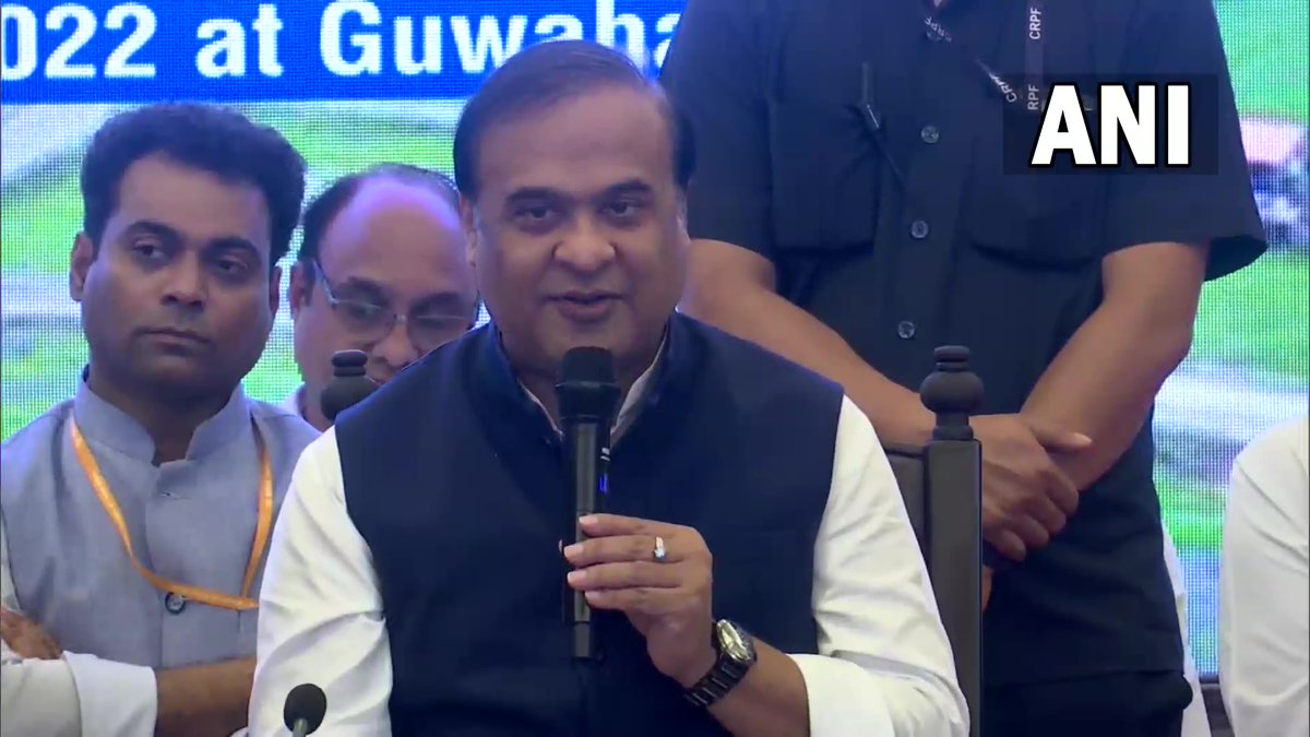 ANI's tweet photo. The people of Assam have a request for a bridge between Gohpur and Numaligarh. I request connectivity between Gohpur and Numaligarh. This will change the face of Assam: CM Himanta Biswa Sarma in Guwahati https://t.co/2zcHHbD4Su