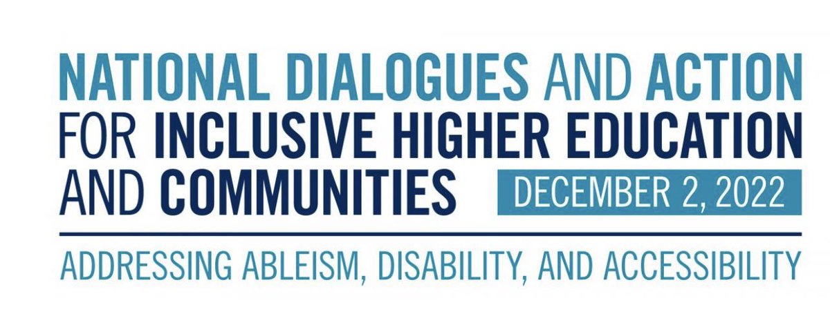 UTSC Equity, Diversity & Inclusion Office (@utscedio) on Twitter photo On Dec 2, please join us at the 2022 National Dialogues and Action for Inclusive Higher Education and Communities. Save the date, you don’t want to miss out! To register, please visit: utsc.utoronto.ca/nationaldialog… On Dec 2, please join us at the 2022 National Dialogues and Action for Inclusive Higher Education and Communities. Save the date, you don’t want to miss out! To register, please visit: utsc.utoronto.ca/nationaldialog…