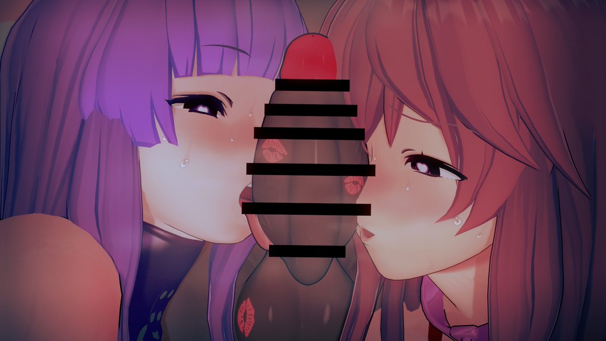 知的ぶってるけど雄代表みたいなドデカチンポを前にすると好き者の本性を隠しきれずおしゃぶりを始めてしまう雌豚魔法使いと淫乱使い魔…… 