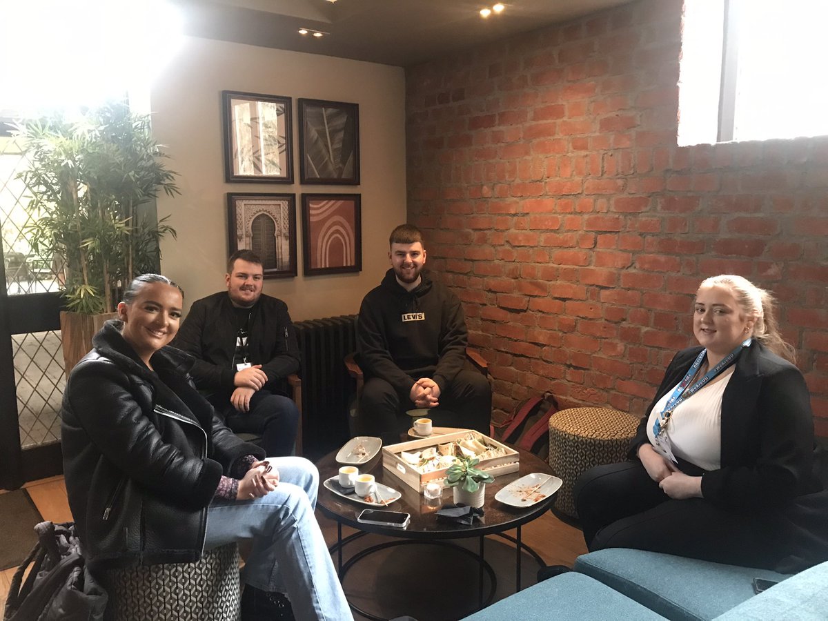 A change of learning environment for our #IHM <a href="/UlsterBizSchool/">Ulster University Business School</a> final year students this morning attending the <a href="/NITouristBoard/">Tourism NI</a> Insight event. An excellent line up of speakers discussing #recruitment &amp; #retention  within hospitality &amp; tourism #attract #retain #engage #TEDNI