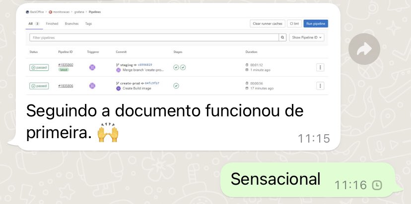 No último sábado falei sobre Helm no <a href="/devopsdayrio/">DevOpsDays Rio de Janeiro</a> e hoje eu recebi essa mensagem.

É muito legal quando você cria uma estrutura de deploy escalável e documenta bem, os demais times conseguem utilizar sem nenhum problema.