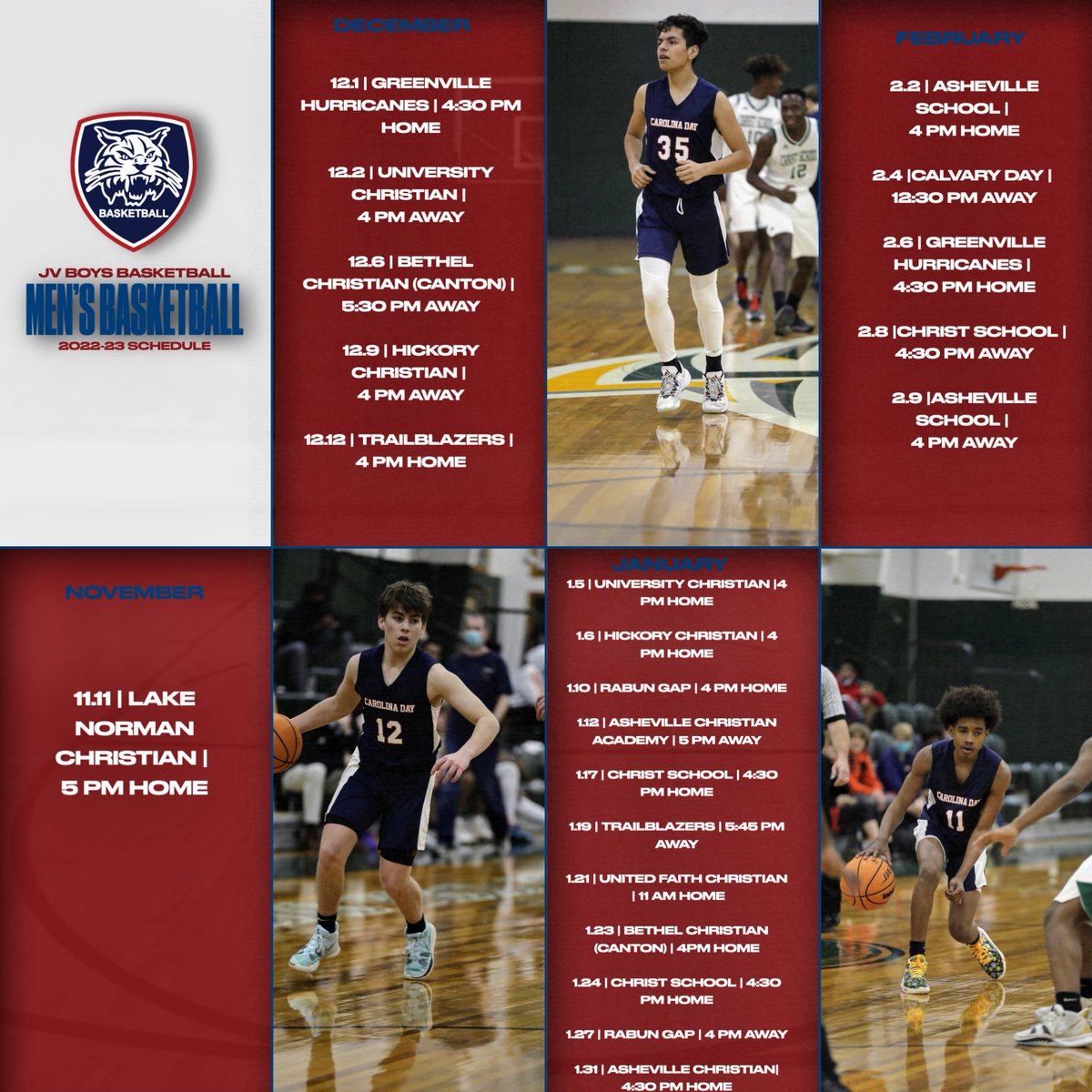 JV Boys Basketball Team 2022-2023