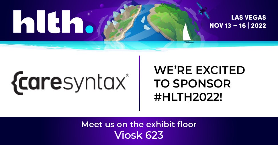 caresyntax's tweet image. Caresyntax is exhibiting at @HLTHEVENT in Las Vegas November 13-16! Join Caresyntax at Viosk 623 – come see how we’re making surgery smarter and safer. We look forward to seeing you there! Send a message or email us at info@caresyntax.com to connect. #datadrivensurgery #HLTH2022