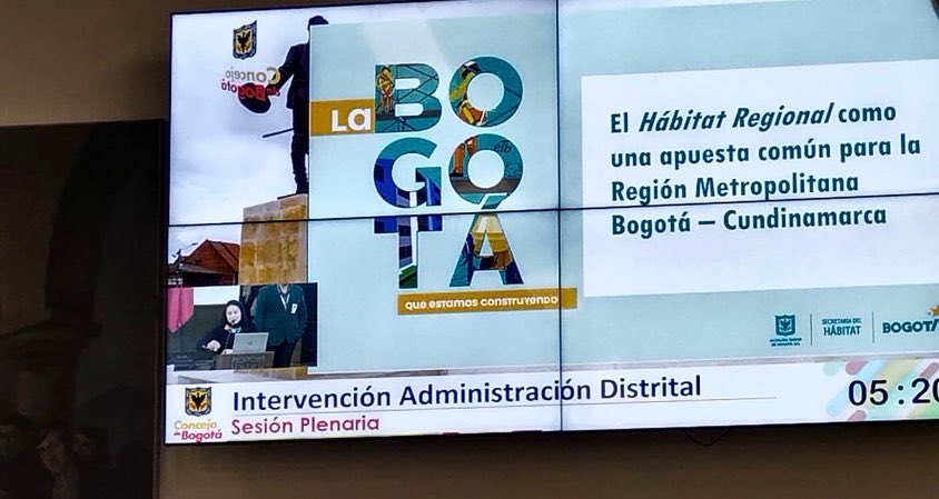 DemoLabCA's tweet image. #AEstaHora en plenaria del Concejo de Bogotá, se discute el Ingreso del Distrito Capital a la región Metropolitana Bogotá - Cundinamarca. Dando continuidad al segundo debate del Proyecto de Acuerdo.