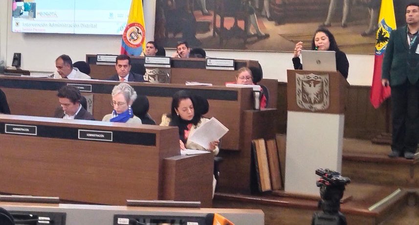 DemoLabCA's tweet image. #AEstaHora en plenaria del Concejo de Bogotá, se discute el Ingreso del Distrito Capital a la región Metropolitana Bogotá - Cundinamarca. Dando continuidad al segundo debate del Proyecto de Acuerdo.