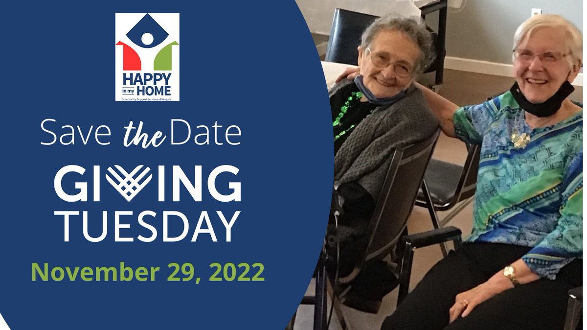 Save the Date!🌟 Giving Tuesday is coming up on November 29th, 2022. Spencer House is raising funds to support our members and our centre. 💙 Visit our Give65 Page to make a donation on November 29th. give65.ca/spencerhousese… @HICharitiesCA