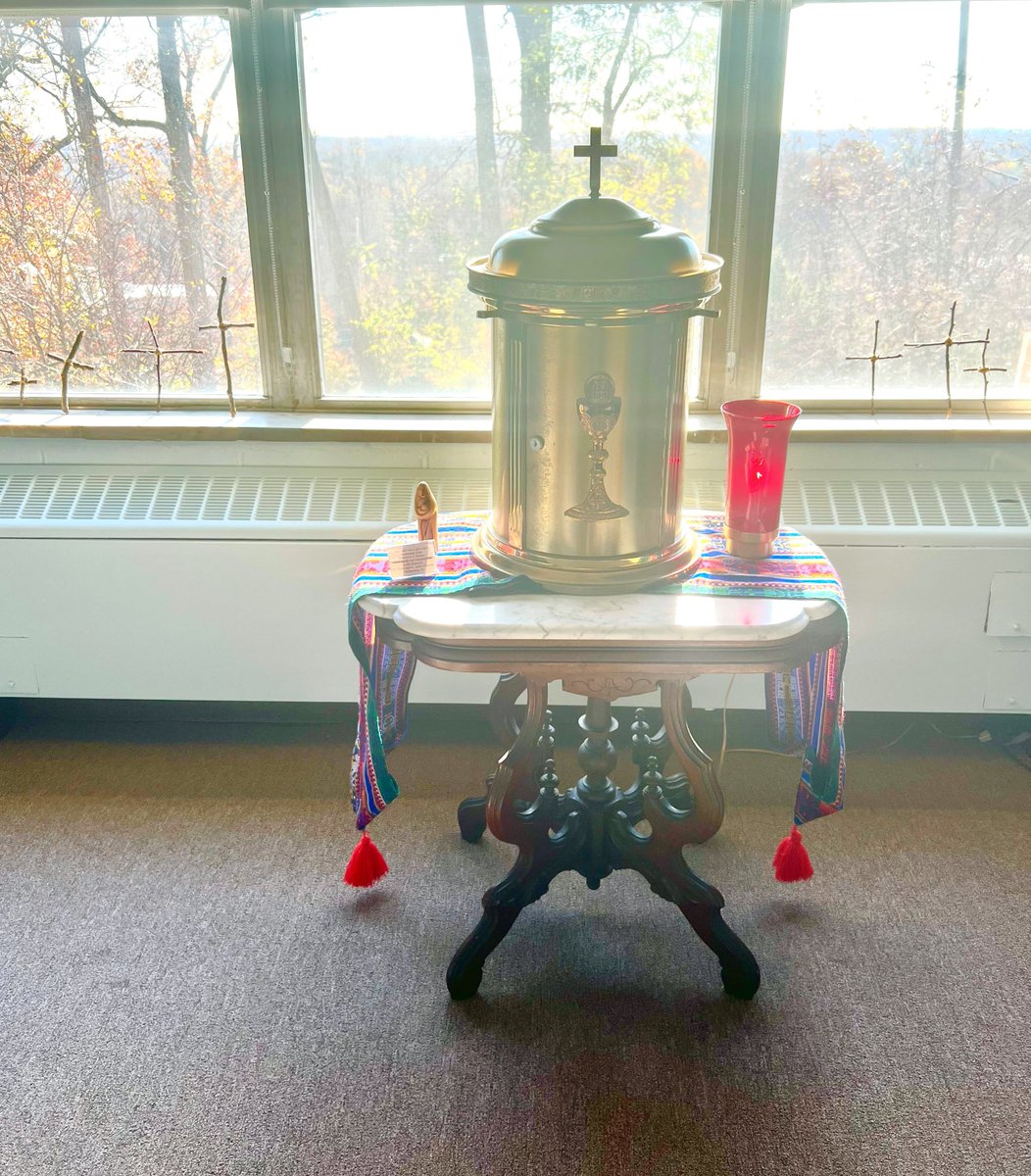In honor of Native American Heritage Month, students in Michelle Kovach's Theology classes participated in a prayer service inspired by St. Kateri Tekawitha, the first canonized Native American saint.