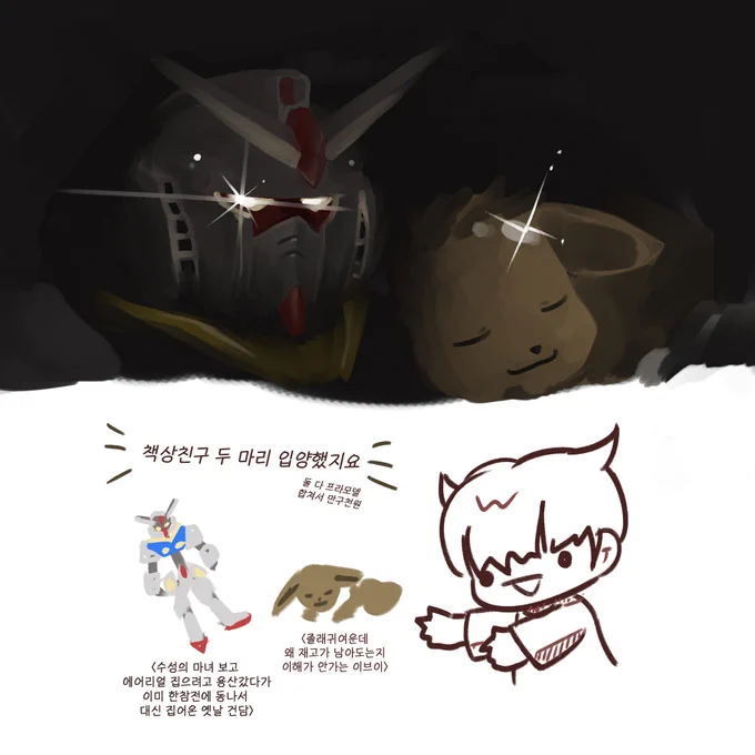 #낙서 건담 생각보다 좀 많이 재밌
그래서 과소비를 참지 못했 