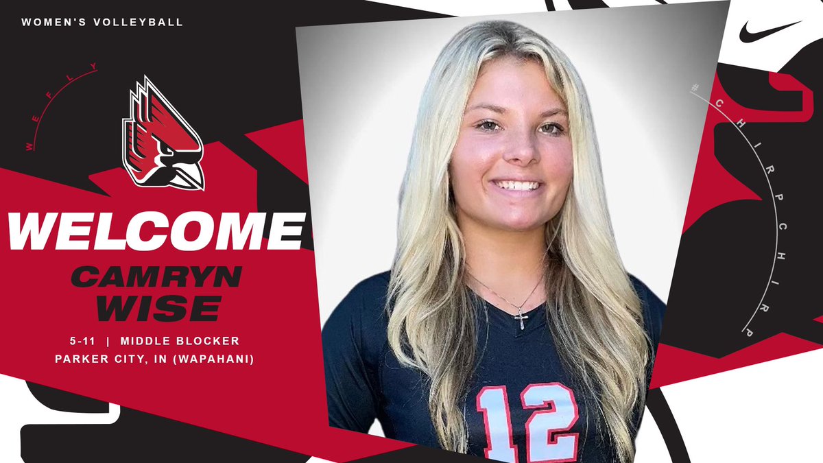 Ball State Volleyball 🏐 (@ballstatewvb) on Twitter photo We have a new addition to the Ball State Volleyball Family ❤️
We're excited to welcome Camryn Wise (<a href="/wise_camryn/">Camryn Wise</a>) to The Nest
#ChirpChirp | #WeFly We have a new addition to the Ball State Volleyball Family ❤️
We're excited to welcome Camryn Wise (<a href="/wise_camryn/">Camryn Wise</a>) to The Nest
#ChirpChirp | #WeFly
