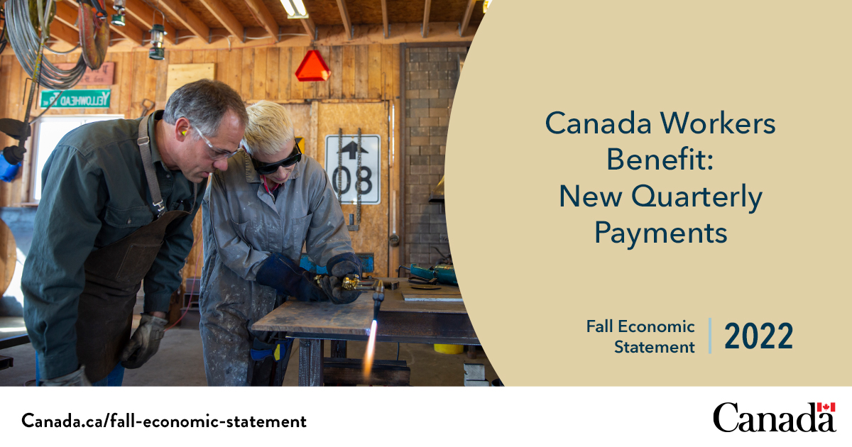 Finance Canada on Twitter "The Canada Workers Benefit helps some of