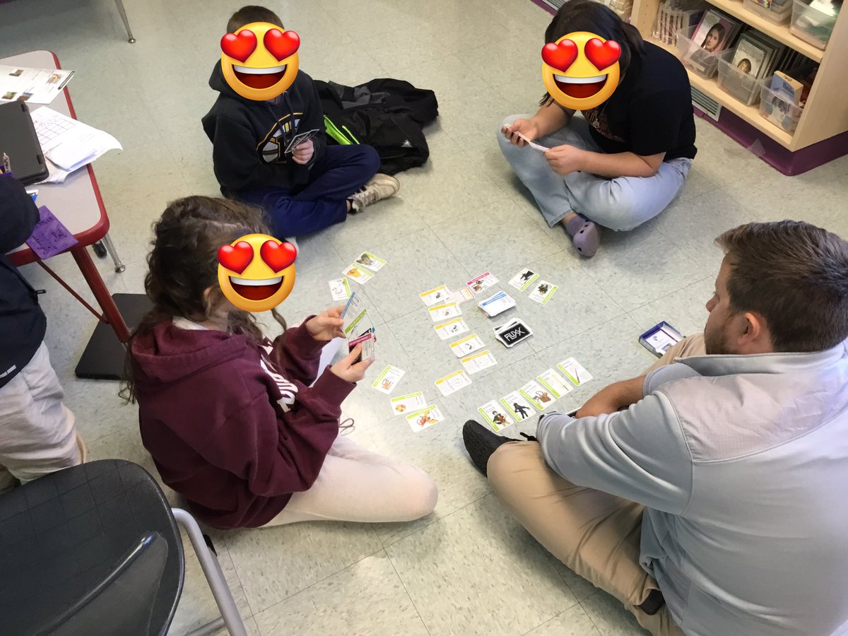 G5SopoSharks's tweet photo. Board game club is back in session! #5thgrade students join us before school to learn about some great games. Today #Fluxx @LooneyLabs and #Bottomoftheninth @dicehateme were very popular. #criticalthinking #gamification https://t.co/LJC5PKyV4I