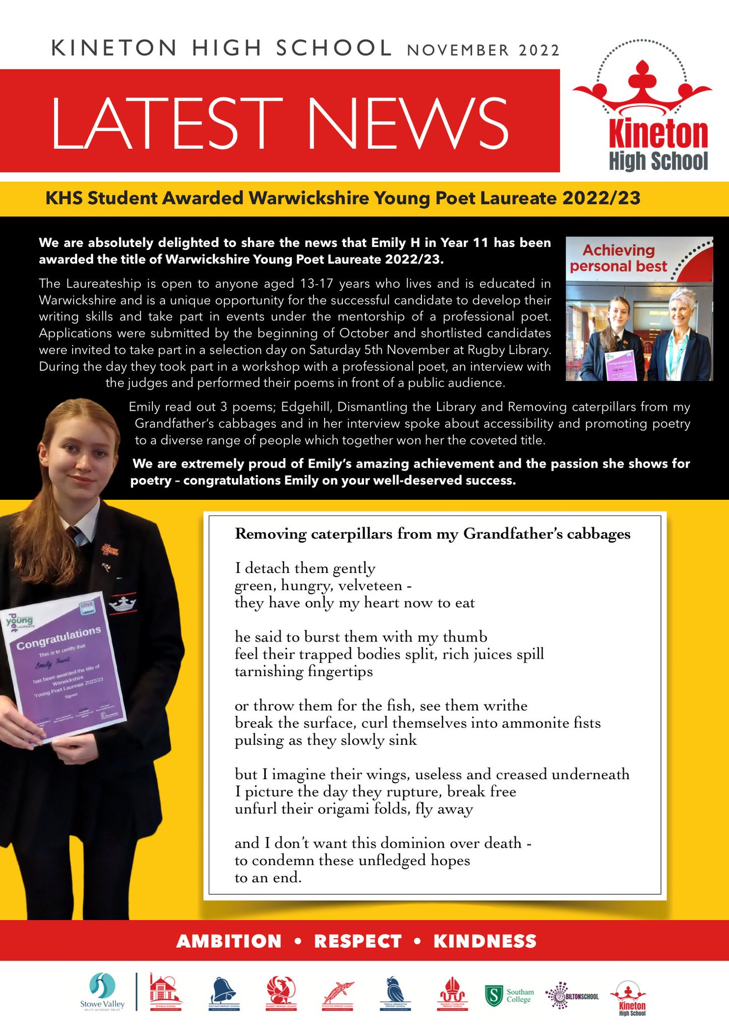 High School on Twitter "We delighted to share the news that