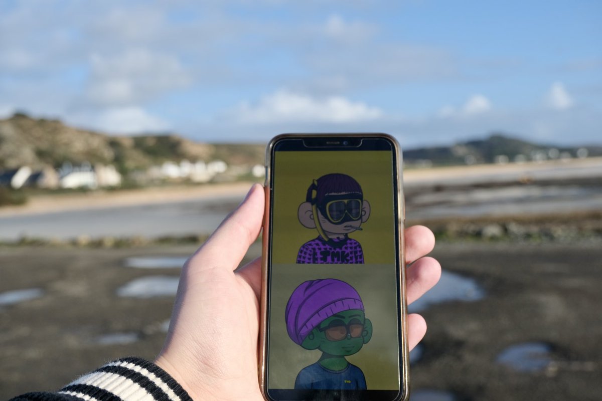 dogethecount's tweet photo. It’s the first time my NEW ⁦@TMKNFT⁩ kiddos see the seaside since I adopted them.
Had a good afternoon absorbing beautiful sun rays together 💚
#tmknft #cro #crofam  ⁦@cryptocomnft⁩ #cryptocomnft #nft #nftartist #nftart #digitalart #pfp #nfts #nftcommunity #nfts4life https://t.co/n7MQ607bLa