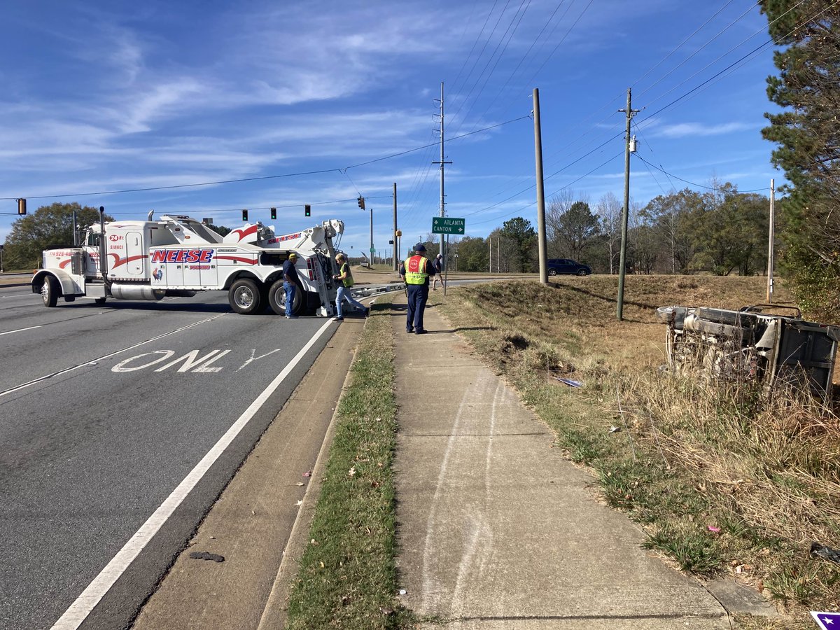 Three lanes of Highway 92 (westbound) are blocked due to a rolled over dump truck. Expect delays.