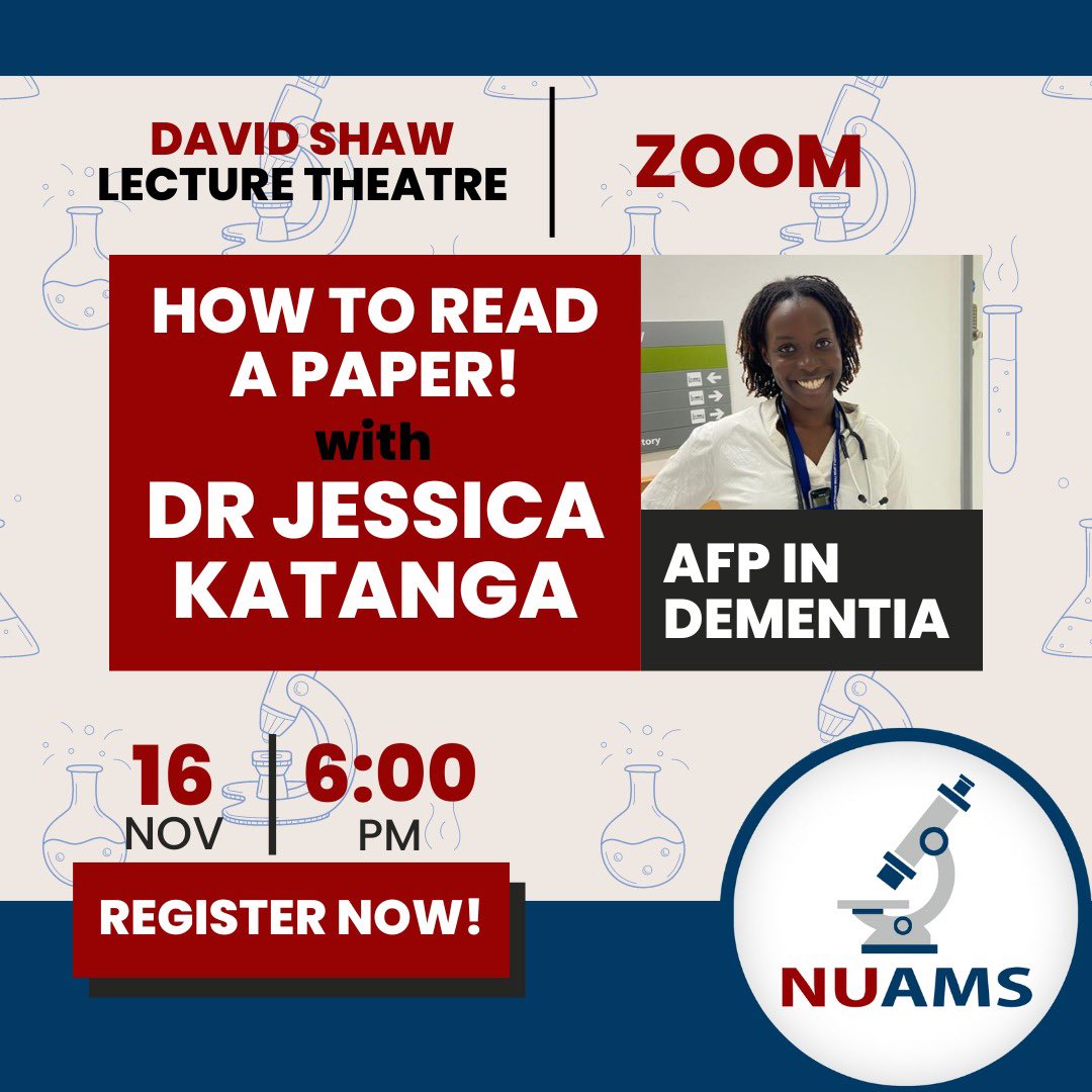 A lesser known but FUNDAMENTAL skill in academic med is knowing how to appraise your sources! So join us as we show you the ropes on how to read a paper! All welcome! Signup: forms.gle/KE7cSFHuKhGmct…