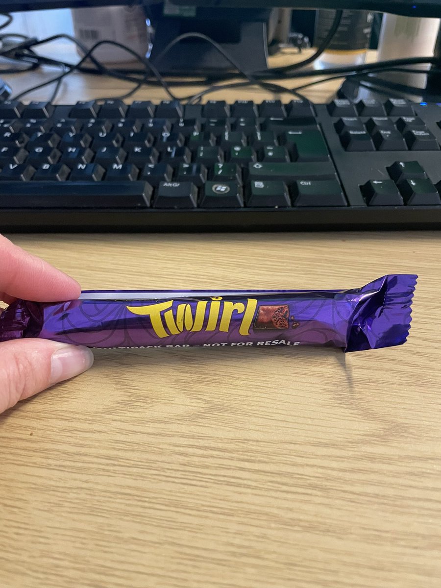 When your in need of a mid shift chocolate hit 🚑 and find a full size twirl in the Miniature Hero’s! #winning 

#midshiftsnack #workdayslump #workdayslumppickmeup #chocolate #chocolateoclock <a href="/CadburyUK/">Cadbury UK</a>