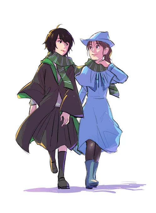 偶然の答え。beauxbatons girl 