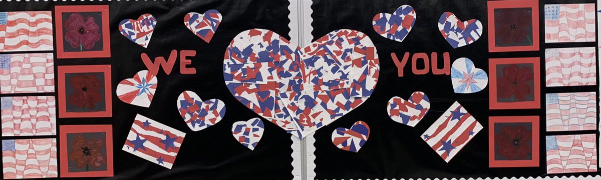 aew105's tweet photo. Argyle students did a wonderful job on the Patriotic artwork for our upcoming Veterans Day program.#cobbartrocks @ArgyleElem #artedga @ggette22 https://t.co/HrCZZYbgwi