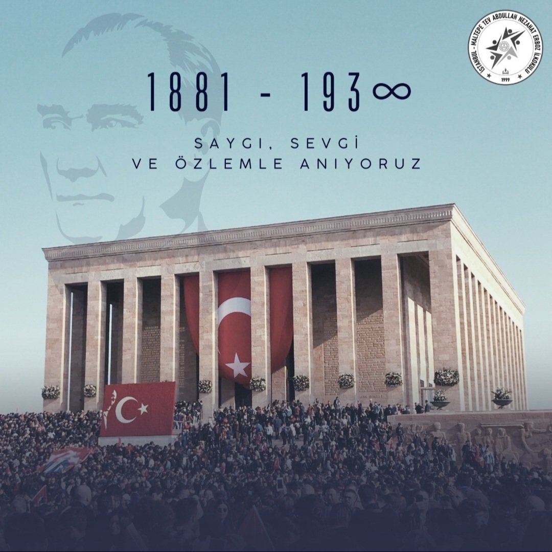 🇹🇷Büyük lider Mustafa Kemal Atatürk'ü saygı, minnet ve özlemle anıyoruz.🇹🇷
<a href="/tcmeb/">Millî Eğitim Bakanlığı</a> 
<a href="/memleventyazici/">Levent Yazıcı</a>
<a href="/maltepemem34/">Maltepe İlçe Millî Eğitim Müdürlüğü</a> 
<a href="/Muratermis54/">Dr. Murat ERMİŞ</a>