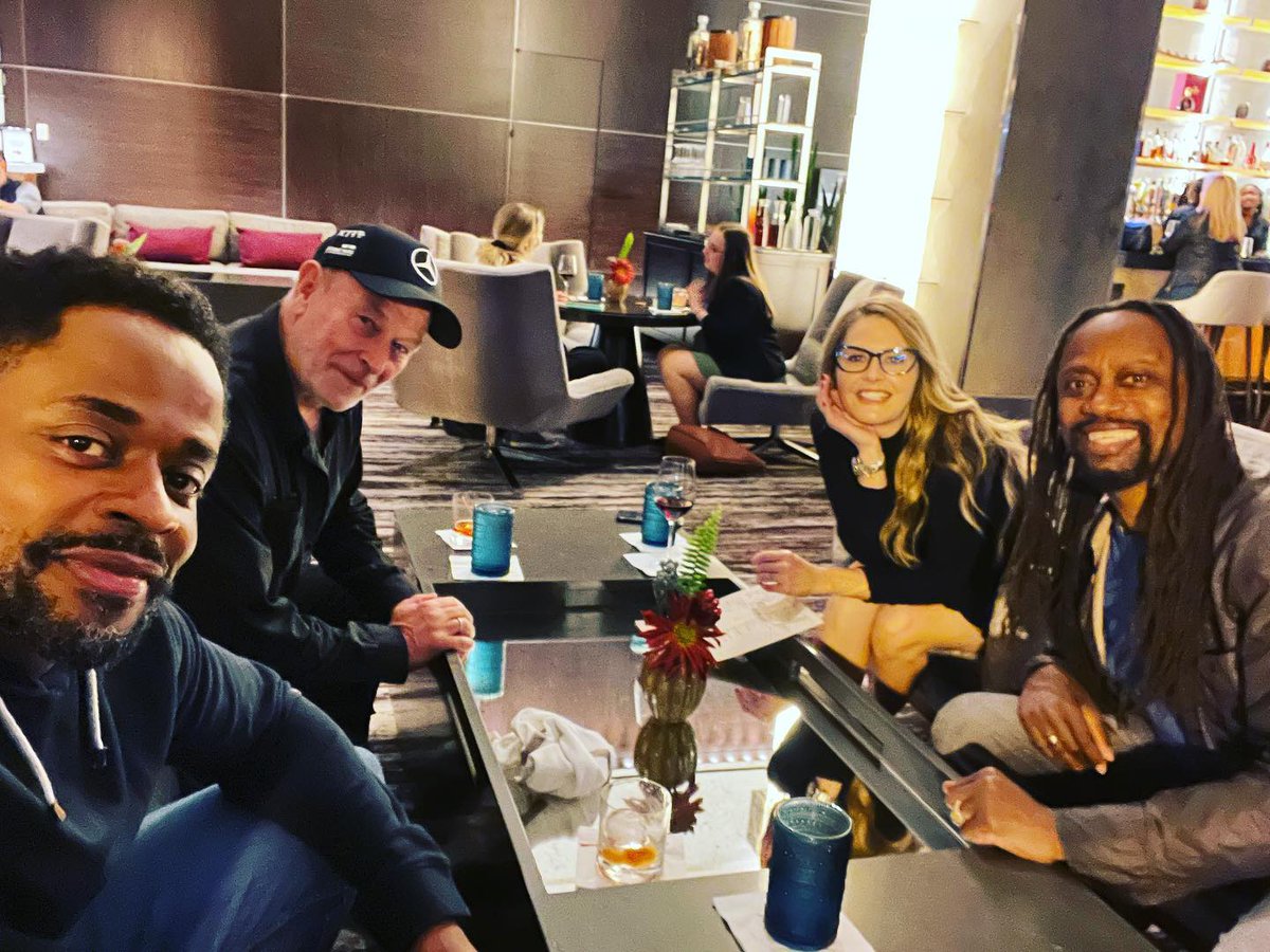 INSTAGRAM: Same place, same time? Sometimes, it just works out.🍍 <a href="/corbinbernsen/">Corbin Bernsen</a> <a href="/maggielawson/">Maggie Lawson</a> <a href="/S_K_Patterson/">Saladin Patterson</a> - <a href="/DuleHill/">Not the actor known as Dulé Hill</a> instagram.com/p/CkvvRjSLObK/