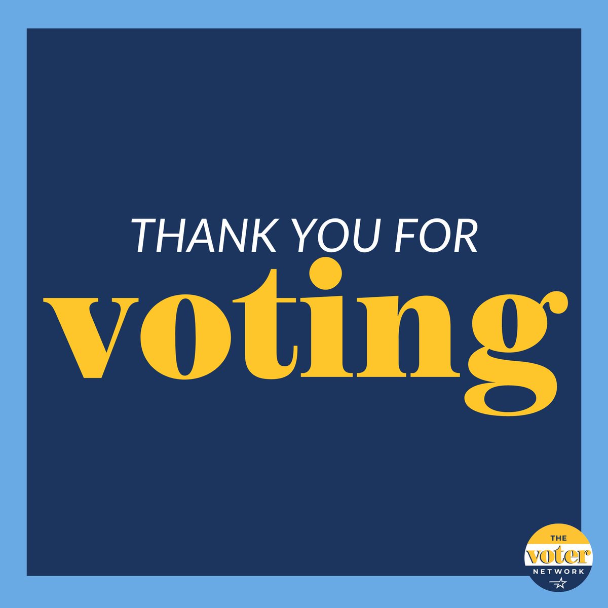 Ballots are still being counted (which is normal) and the election won't be certified for a bit either (also normal), but we wanted to hop on and thank you for voting and encouraging your networks to vote!