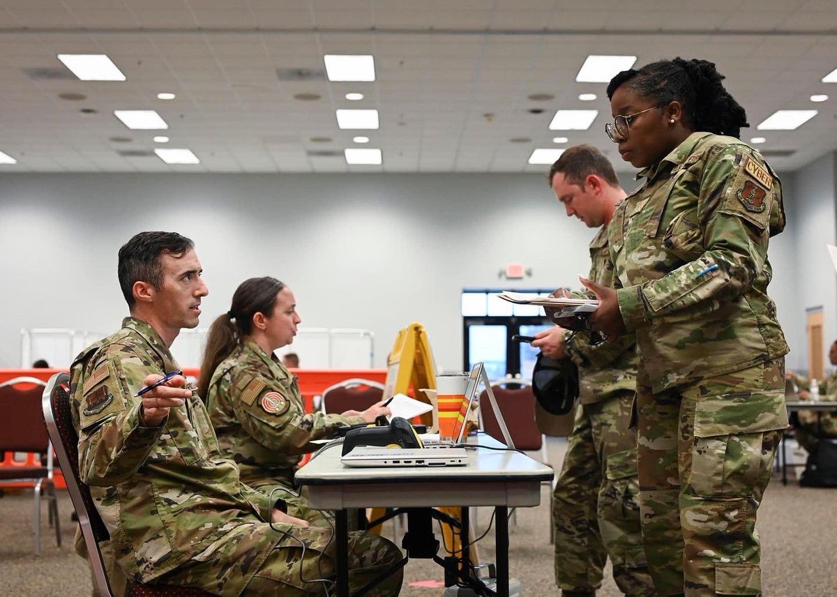 GeorgiaGuard's tweet photo. #ICYMI The 165th Medical Group hosted the fourth annual Physical Health Assessment Rodeo during November drill held November 4-6, 2022, at the Savannah Air National Guard Base. Nearly 960 Airmen went through a seven-station medical processing line. #GuardYourHealth 🩺 https://t.co/o4Ig6CIGq7