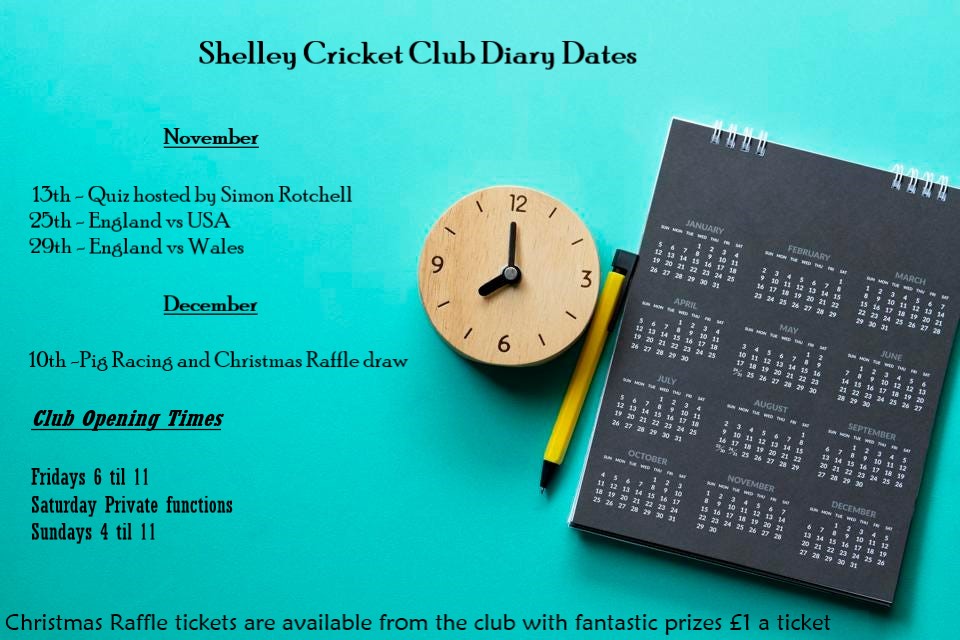 1871commitee's tweet photo. Upcoming events @ShelleyCricket https://t.co/TiMt1ULEh1