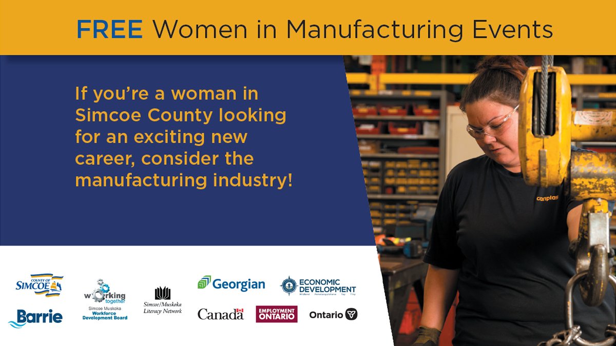 The City of Barrie (@cityofbarrie) on Twitter photo City & partners host Women in Manufacturing events, to showcase #manufacturing in Simcoe County & inspire more women to join the industry. Check out the media release for details: bit.ly/3DWyaO6 <a href="/InvestBarrie/">InvestBarrie</a> #BarrieEvents City & partners host Women in Manufacturing events, to showcase #manufacturing in Simcoe County & inspire more women to join the industry. Check out the media release for details: bit.ly/3DWyaO6 <a href="/InvestBarrie/">InvestBarrie</a> #BarrieEvents
