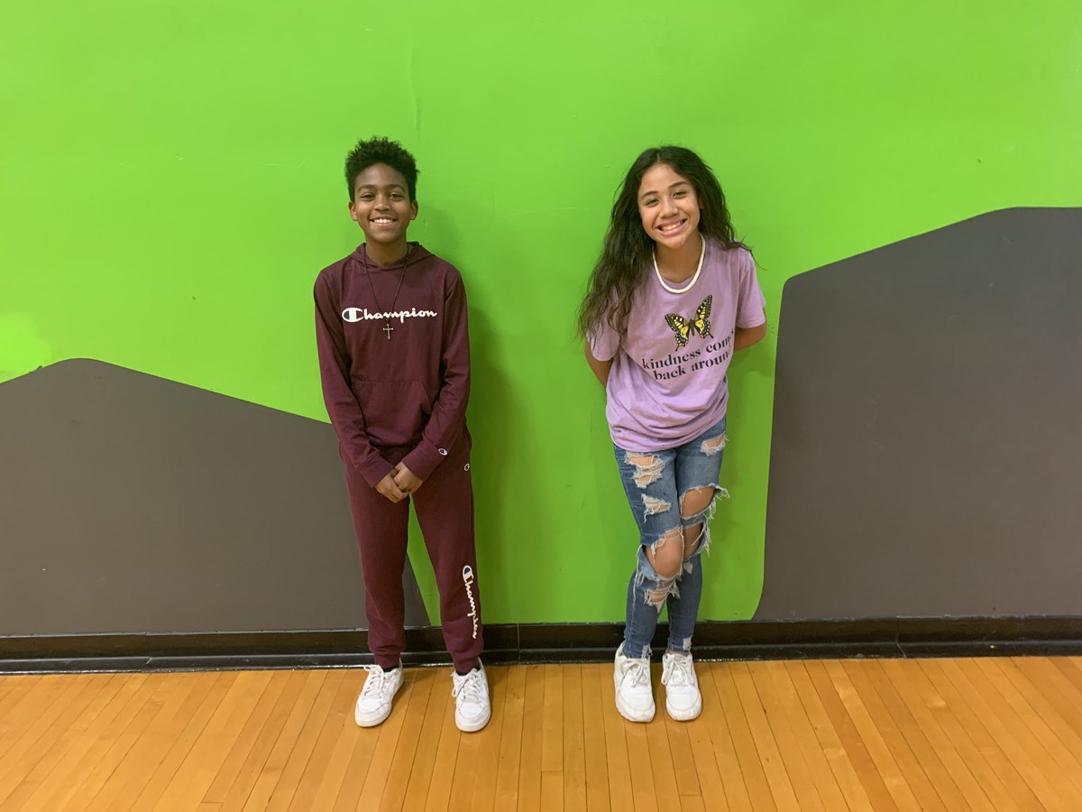 PE students of the week this week are McKegan Giles and Talaina Key. They are always trying their best and showing kindness to those around them. #BridgerBold #isdstrong