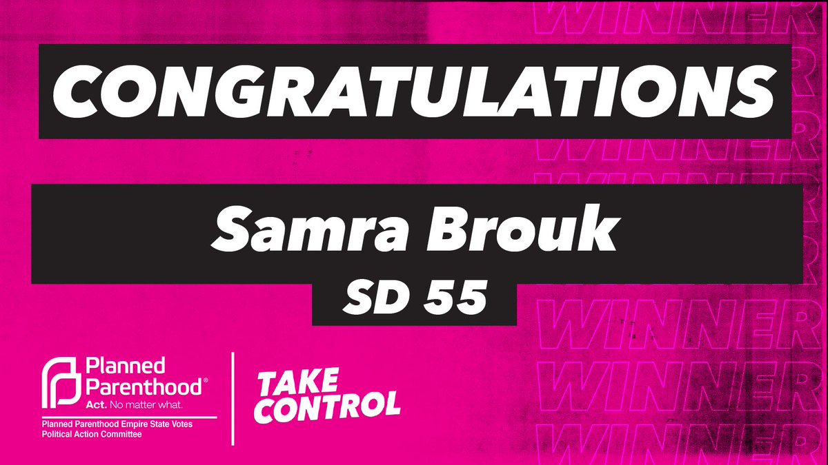 Congratulations, <a href="/samraforsenate/">Samra Brouk</a>!