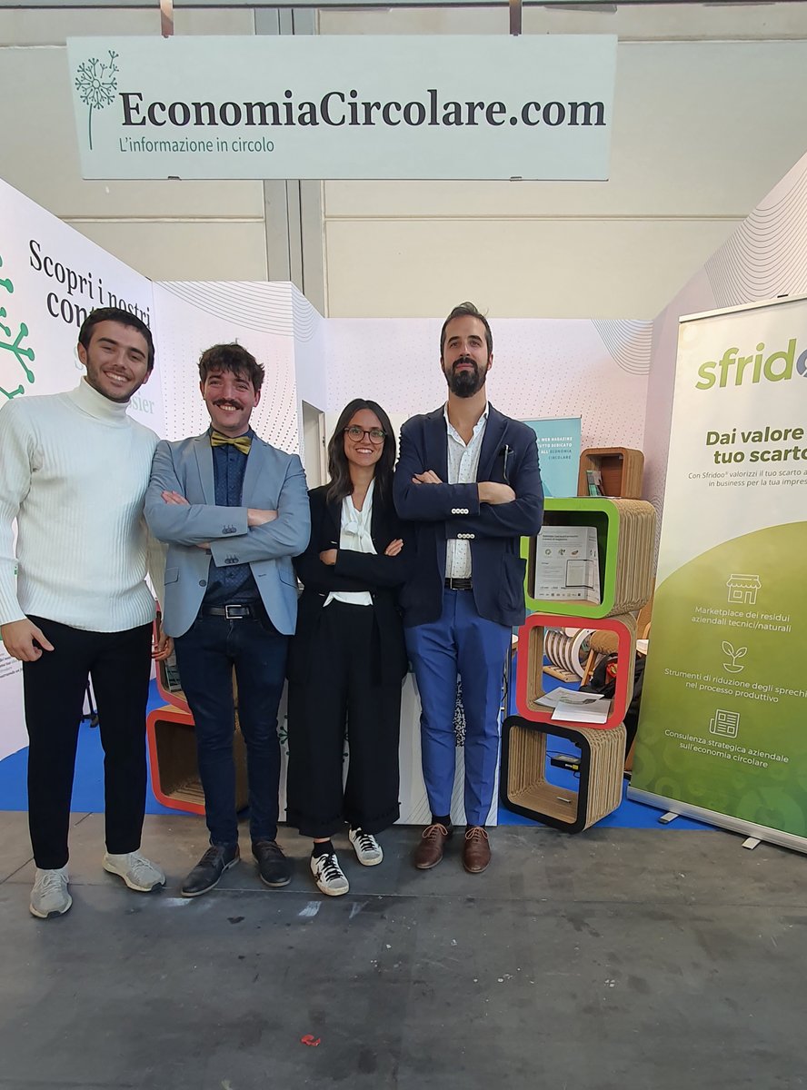 sfridoo's tweet photo. 🌱 Sfridoo a #ecomondo 2022
Da oggi fino a venerdì potrai trovare il team di Sfridoo presso lo stand 019 di https://t.co/ZNV0TKOkZa al padiglione D1

🟢 Sfridoo ti aspetta con i suoi espertз per farti scoprire i vantaggi che l'#economiacircolare può offrire alla tua azienda https://t.co/WHpRYB76Gs
