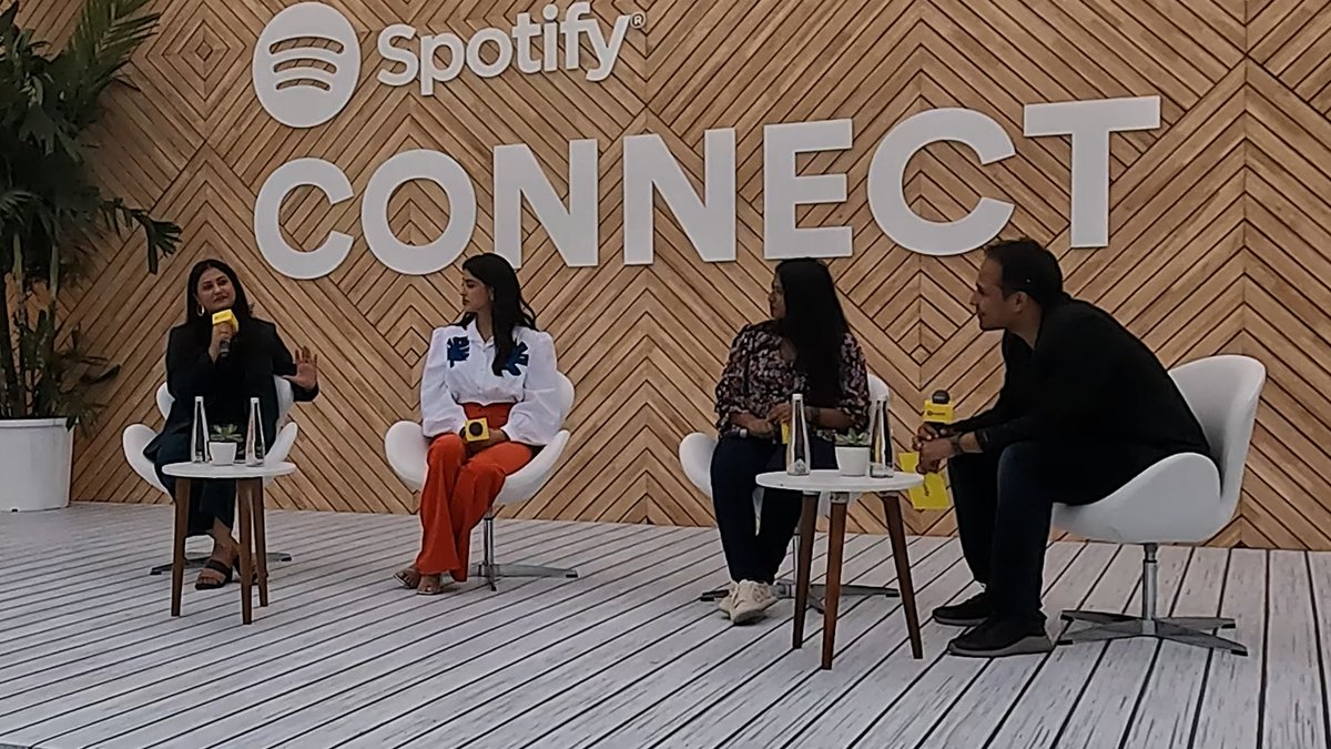 divomovies's tweet photo. We are very happy &amp; proud to share this exciting news about our Creator @RJ_Ananthi who shared the stage with trending Podcasters for a discussion on the topic  “Are we talking enough about failures”? on 'Spotify Creator Day’. @spotifyindia 

#spotifycreatorday #rjananthi #divo https://t.co/QNdW6563eR