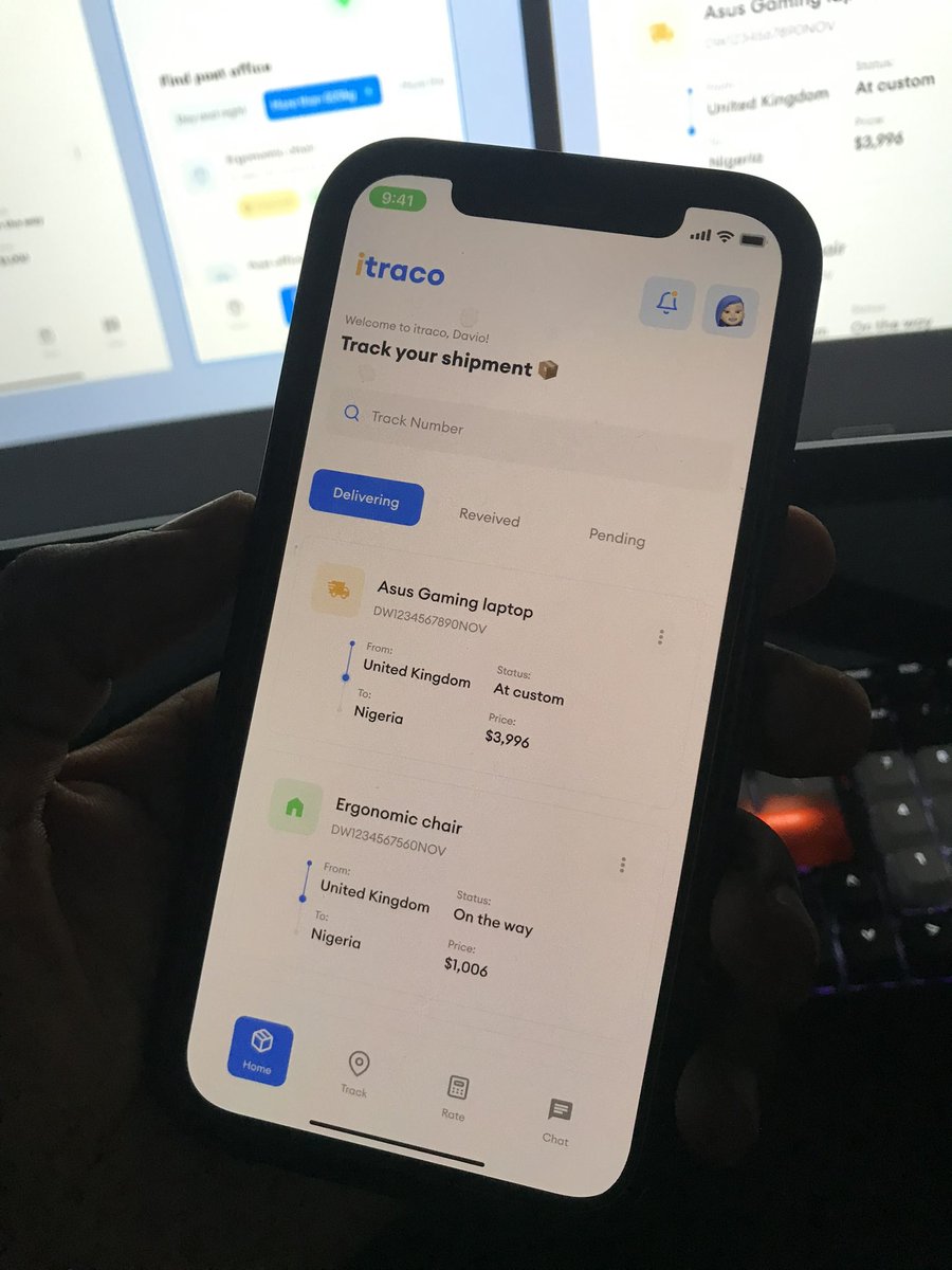 Daviowhite's tweet image. I redesigned a shipment ui shot from ramotion.
Worked to make it more user friendly.
Reference below