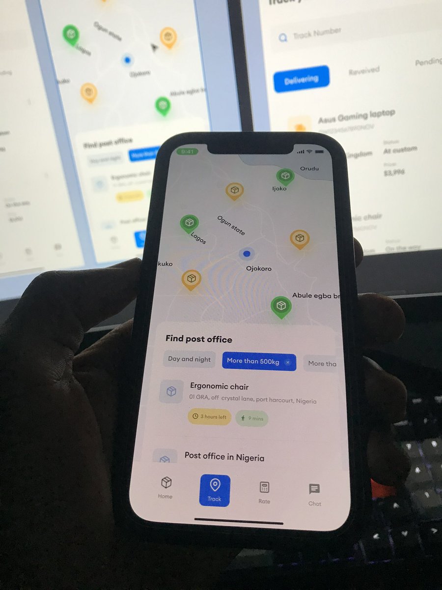Daviowhite's tweet image. I redesigned a shipment ui shot from ramotion.
Worked to make it more user friendly.
Reference below