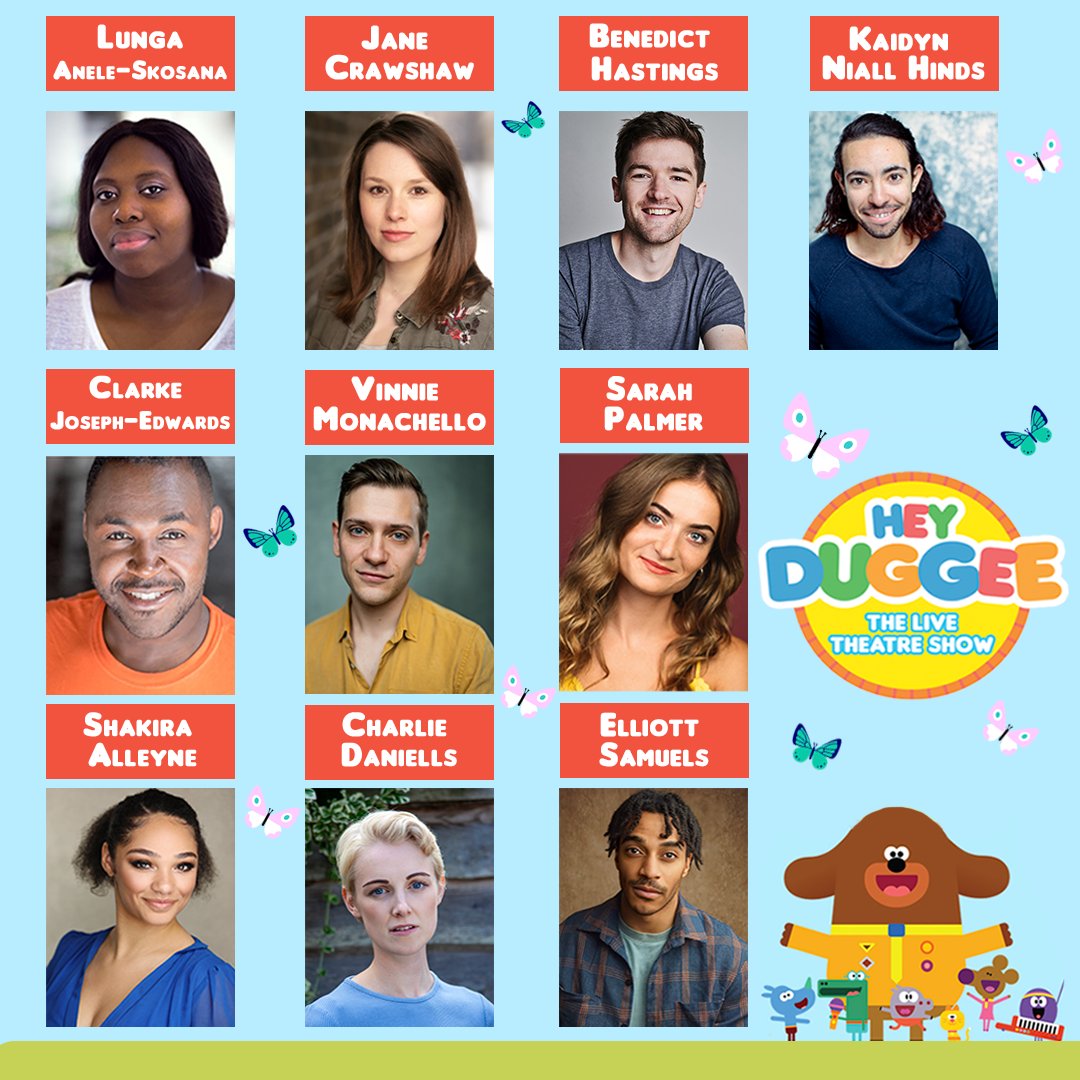 A-Woof! Meet our fantastic cast who will be bringing Hey Duggee to the stage.

#heyduggee #heyduggeelive #uktheatre #theatreannouncement