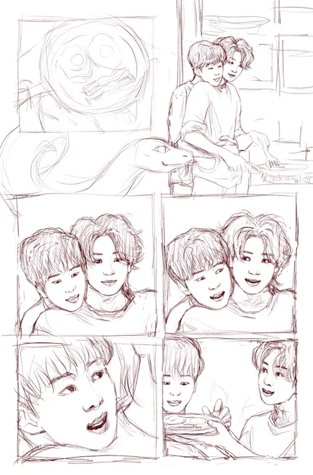 Wip wednesday sketches 🤗♥️ 