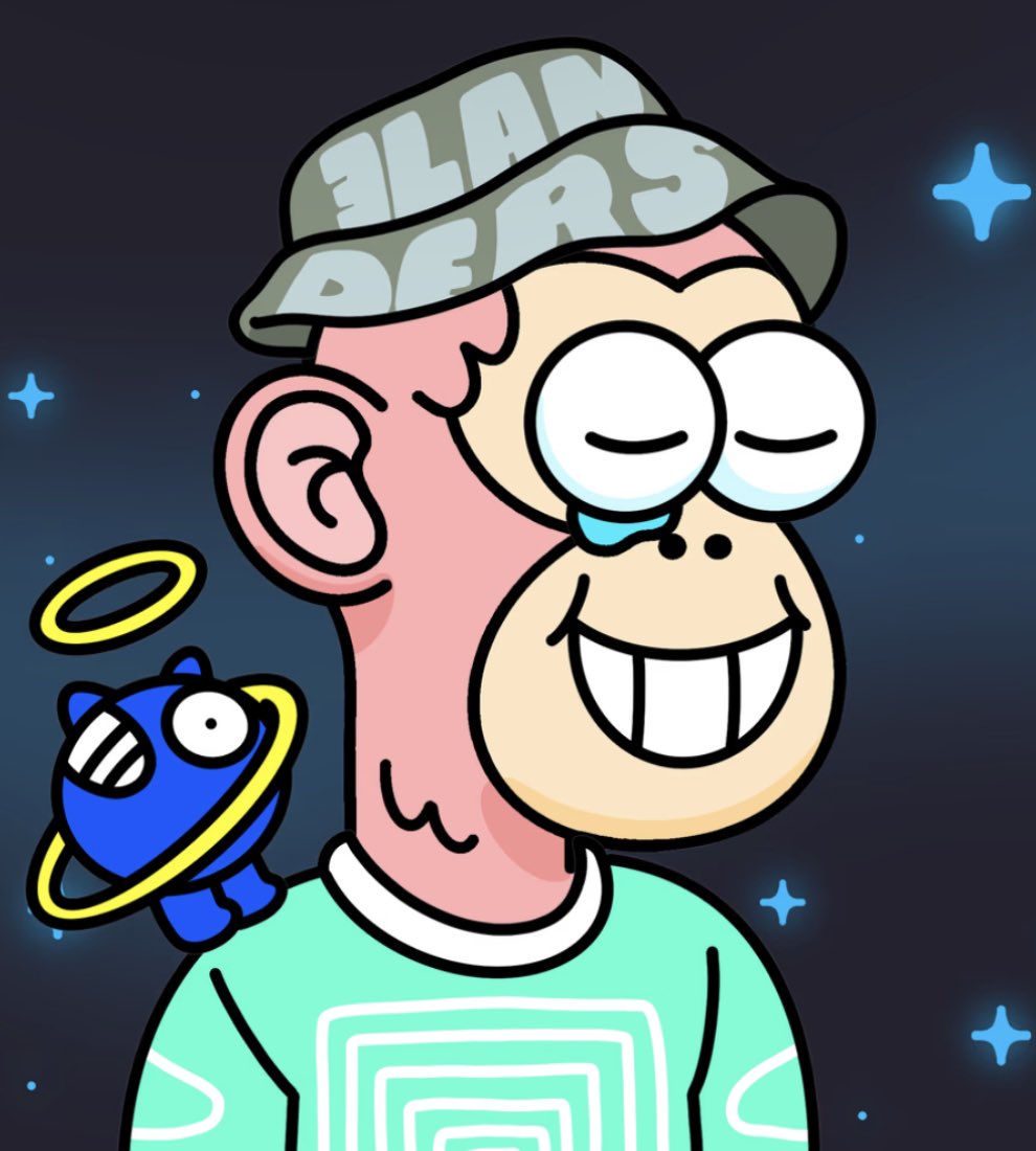 I finally joined <a href="/3LandersNFT/">3Landers 👀</a> because man I just love that <a href="/3landboy/">3landboy</a> art! Super excited to be a part of the family and see what they got in store! Got this baby accepted on a bid 😉