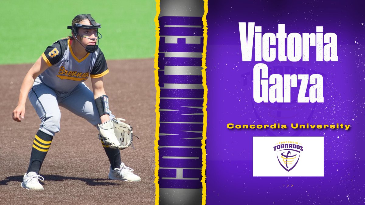 It’s National signing day!! 

Congratulations to Victoria Garza on her commitment to continue her softball and academic career at Concordia University! We are so proud of you, Garza!! 💪🏽🥎🐻🌻#TornadoNation #ctxsoftball