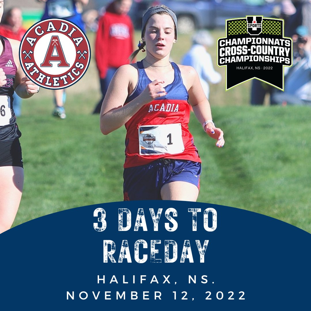 3 days until USports 🔥

Come watch your Axewomen race in Halifax this Saturday, November 12th at 1pm. This is the first time USports has been in NS since 2005 😳

📍Link at Brunello
⏰️Men race at 12pm, Women race at 1pm