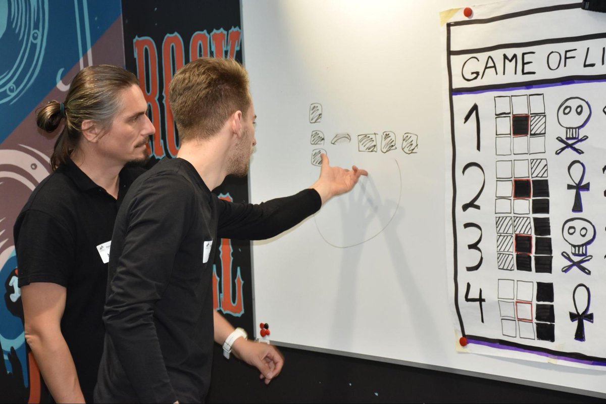 OcadoTechnology's tweet image. It was a pleasure to host so many developers at our Wrocław office for the #gdcr2022 🌍 Our guests spent the day pair and mob programming, tackling coding challenges and sharing best practices to level up their skills. @coderetreat