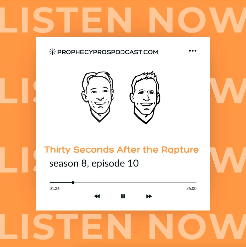 thampson's tweet photo. Ever wonder what happens 30 seconds after the Rapture?

Listen to this episode of Prophecy Pros to find out!

https://t.co/Mvoa3QaZCe

#therapture #prophecypros  #edifinetwork #Bibleprophecy https://t.co/hTXEAFoCPj