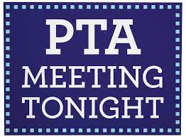 PTA Meeting Tonight at 6:30 in the Staff Lounge. Hope to see you there :-)