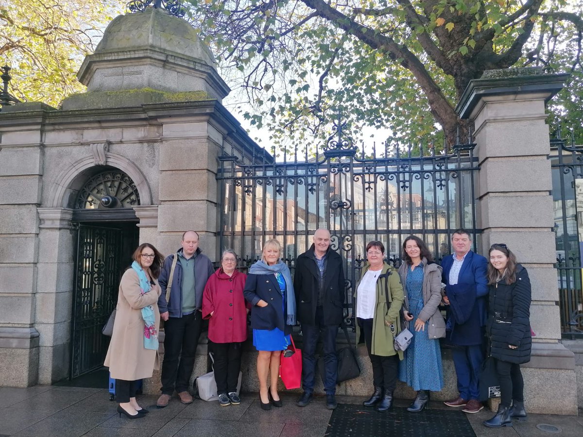 Reps from #IrishIslands at #LeinsterHouse to meet with Deputies on #LEADER